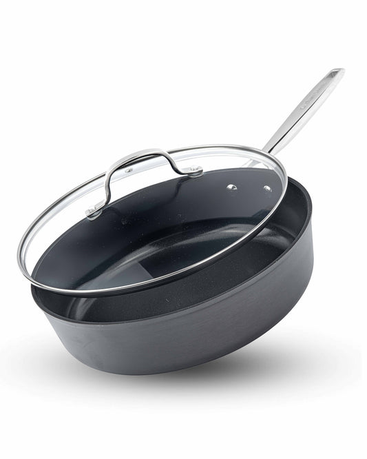 Pro Ultra Ceramic 4qt Deep Saute Pan - Black